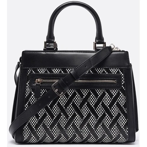 Сумка жіноча GUESS KATEY LUXURY SATCHEL чорна (HWWR7870260-BLA): Тип Сумки