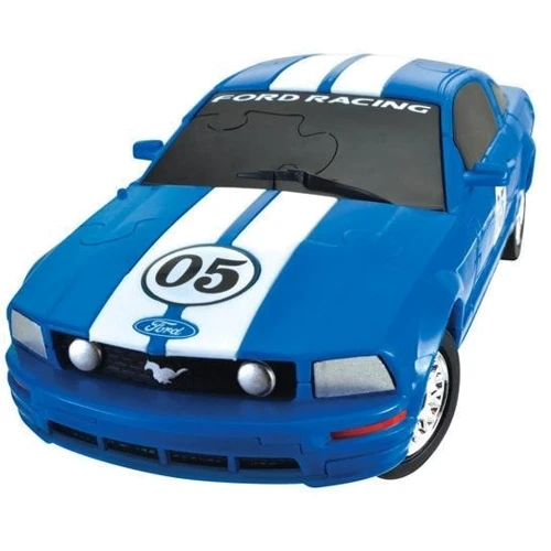 Головоломка Eureka 3D Puzzle 3D пазл машина Ford Mustang синяя 1:32 (473417)