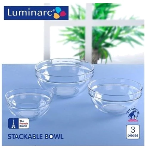 Набір салатників Luminarc AIME STACKABLE D9001 (17, 20, 23см) фото 3