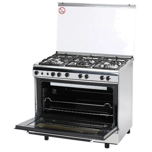 Газова плита Fresh Т90 G5 / 01 (60x90) (нержавіюча сталь): Управління механічне