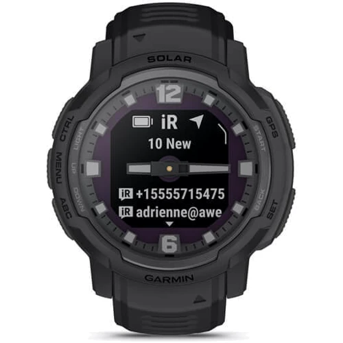 Смарт-часы Garmin Instinct Crossover Solar Tactical Edition Black (010-02730-00) фото 10