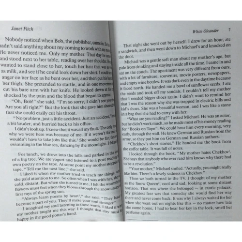 Janet Fitch: White Oleander: Виробник Антологія