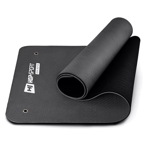 Коврик для фитнеса Hop-Sport TPE HS-T008GM с отверстиями 183х61х0.8 см black