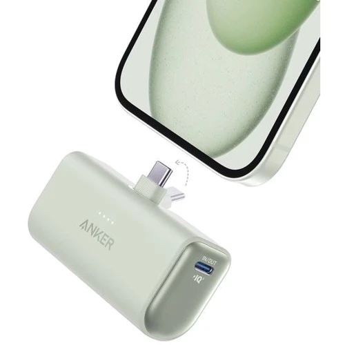 Внешний аккумулятор Anker Powerbank 5000mAh Nano 22,5W USB-C Sprout Green