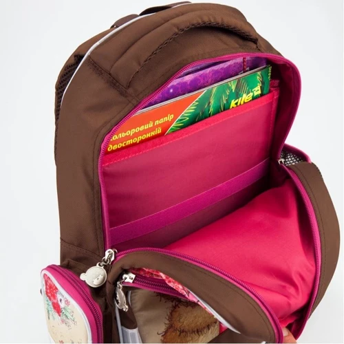 Рюкзак школьный Kite Popcorn the Bear PO18-521S: Корпус рюкзака Мягкий