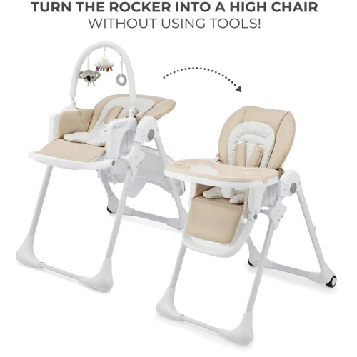 Стульчик для кормления Kinderkraft Tummie Beige (KHTUMM00BEG0000): Наклон спинки 4 положения