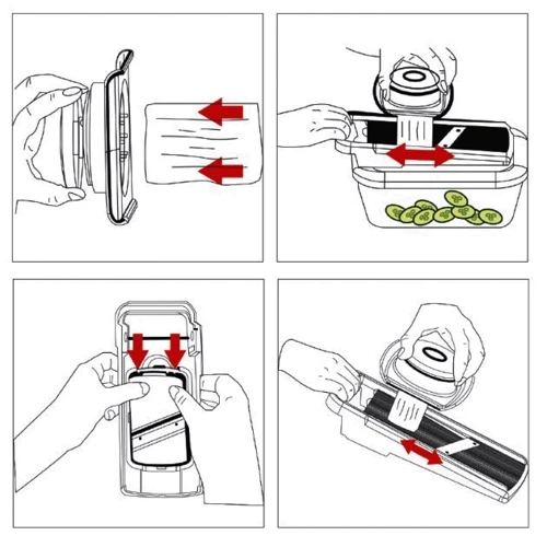 Многофункциональная овощерезка-шинковка Tavialo 16 в 1 (193100008)