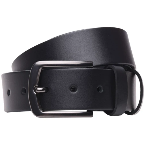 Чоловічий ремінь Borsa Leather чорний (br-115vgen40)