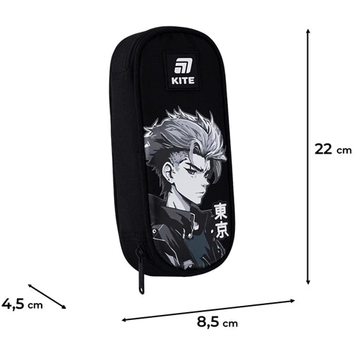 Набор Kite рюкзак + пенал + сумка для обуви 773 Anime Boy (SET_K25-773M-4): Цвет черный