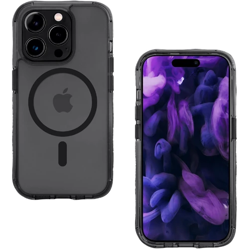 Чехол для iPhone LAUT CRYSTAL MATTER X MagSafe Clear/Black (L_IP23B_CMX_UB) for iPhone 15 Pro