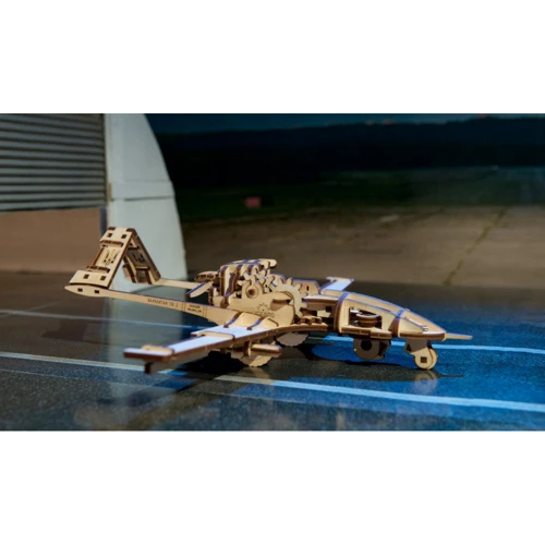 Механічний 3D пазл UGEARS Байрактор TБ2 (70189): Кількість фрагментів, шт 125