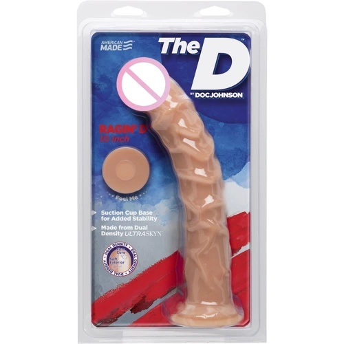 Фаллоимитатор Doc Johnson The D - Ragin D - 10 Inch Without Balls - ULTRASKYN