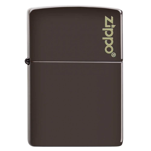 Запальничка Zippo (Зіппо) Reg Brown Matte Logo 49180ZL фото 5