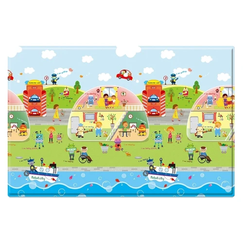 Килимок BabyCare Robot City (2100X1400X13 мм)