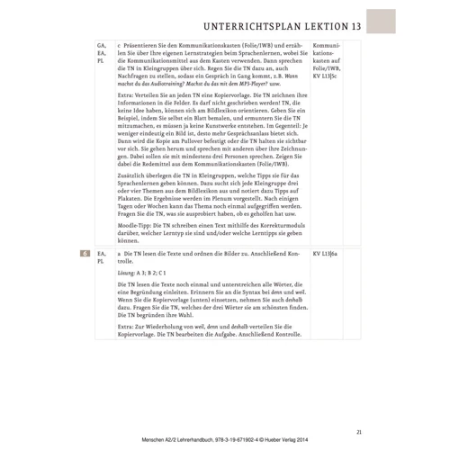 Menschen A2.2: Lehrerhandbuch: Количество страниц 164