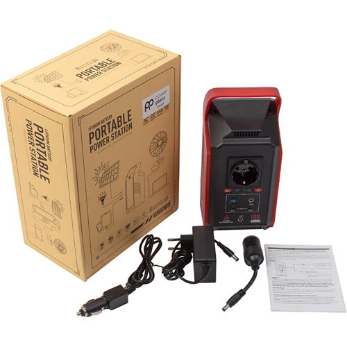 Зарядная станция PowerPlant PP-425 148Wh 200W (PB931415): Количество USB 4