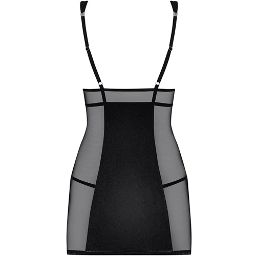 Сексуальное платье Obsessive 823-DRE-1, L/XL, Черный, S/M