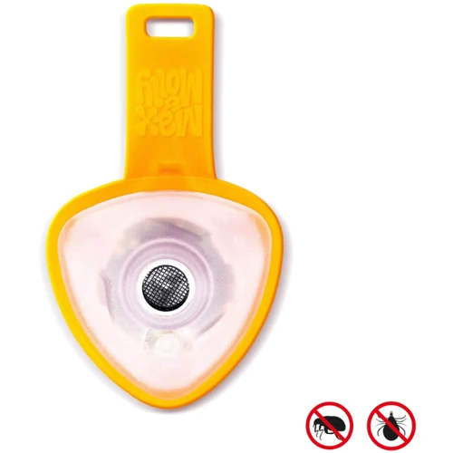 Ультразвуковой отпугиватель для собак от клещей и блох Max & Molly Urban Pets Soundshield - 24/7 Ultrasonic Technology Against Ticks & Fleas - Orange - оранжевый (4894512060210)
