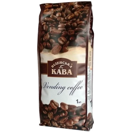 Кофе Віденська кава Espresso Vending в зернах 1 кг (4820000370752)