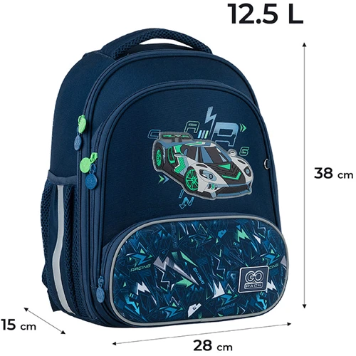 Рюкзак GoPack Education каркасный 597M-7 Racing Car (GO24-597M-7) фото 15