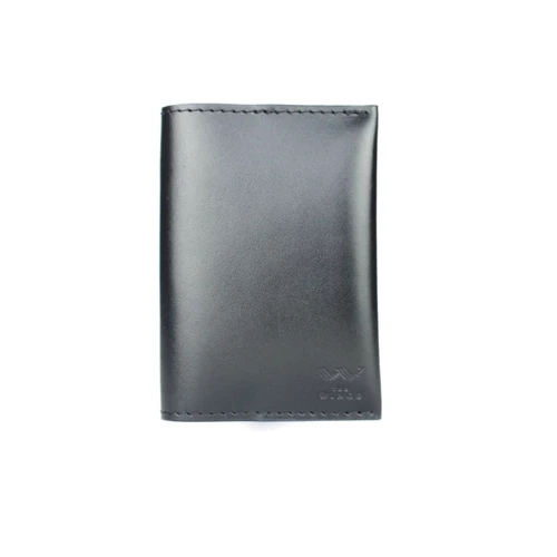 Обложка для паспорта The Wings черная (TW-PassportHolder-black-ksr): Формат кошелька Вертикальный