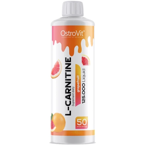 Жироспалювач OstroVit L-Carnitine Base 125.000 500 ml liquid / 50 servings / grapefruit