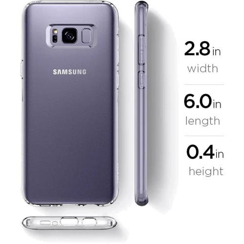 Аксессуар для смартфона Spigen Liquid Crystal Clear (565CS21612) for Samsung G950 Galaxy S8: Материал TPU (термополиуретан)