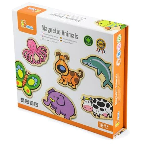 Набір магнітів Viga Toys Звірята 20 шт (58923N)