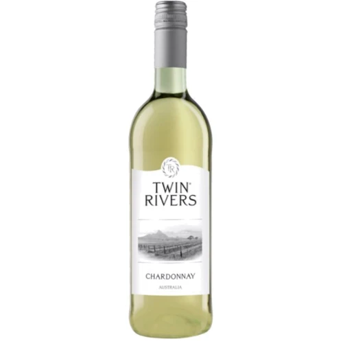 Вино Twin Rivers Chardonnay South Eastern Australia, біле сухе, 0.75л 12.5% (PRV4006542040678)