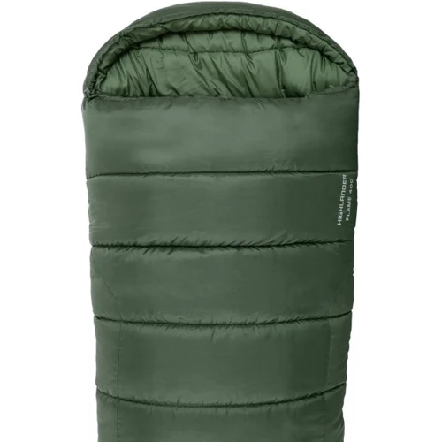 Спальный мешок Спальный мешок Highlander Phoenix Flame 400/-9°C Olive Green Left зеленый (SB244-OG): Длина 220 см