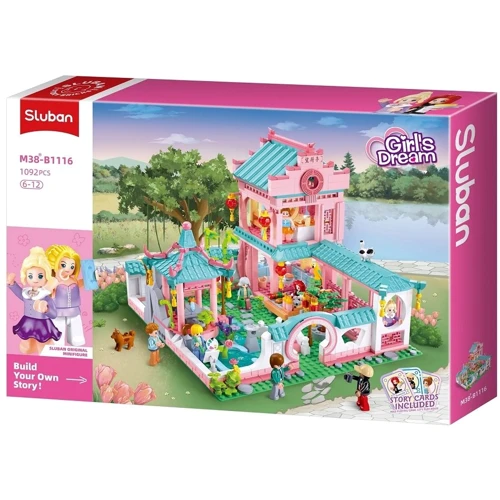 Конструктор Sluban Girls Dream: Вілла в китайському стилі, 1092 деталей (M38-B1116) фото 5