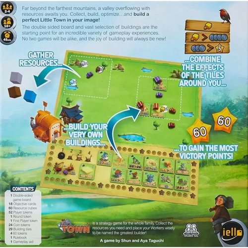Настольная игра IELLO Little Town - EN НА АНГЛИЙСКОМ ЯЗЫКЕ: Тип Детские