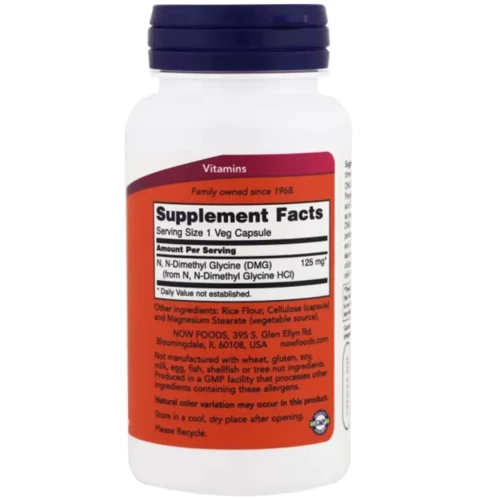 NOW Foods DMG 125 mg 100 caps: Тип Комплексные