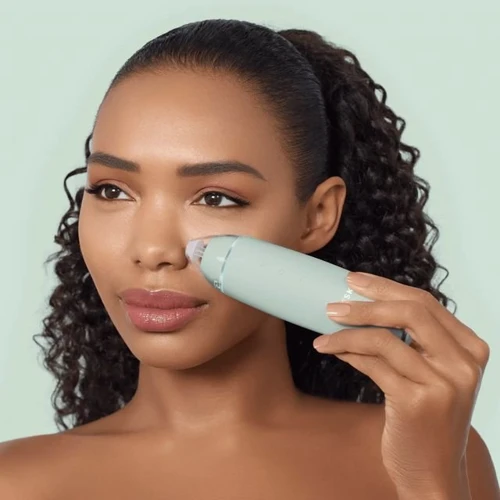 Микродермабразионное устройство для удаления черных точек GESKE MicroDermabrasion Blackhead Remover 7в1 green фото 4
