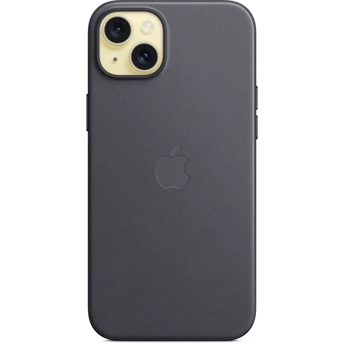 Чохол для iPhone Apple iPhone 15 Plus FineWoven Case with MagSafe - Black (MT423ZM/A): Колір черный