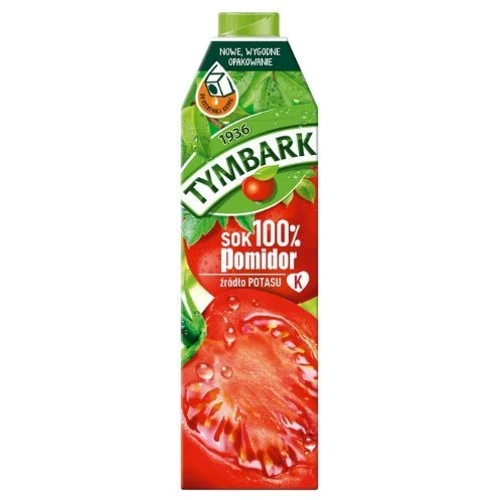 Сок Tymbark томатный 100%, 1л