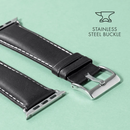 Аксессуар для Watch LAUT Oxford Watch Strap Noir (LAUT_AWL_OX_BK) for Apple Watch 42/44/45/49mm фото 6