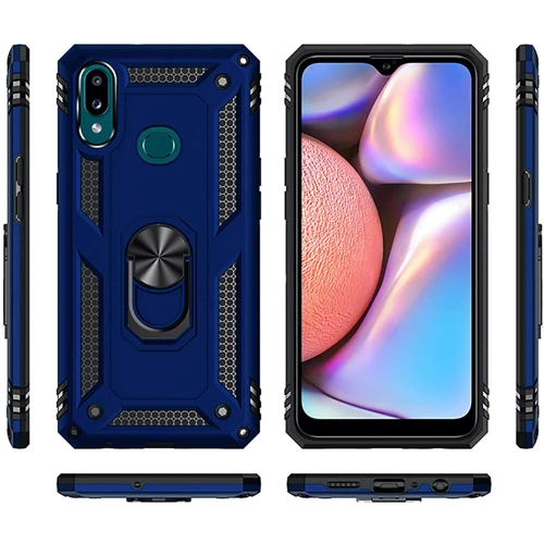 Аксесуар для смартфона Mobile Case Shockproof Serge Magnetic Ring Navy Blue for Samsung A107 Galaxy A10s: Тип накладка на задню частину