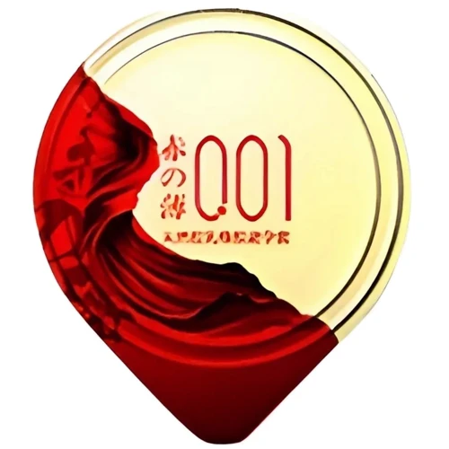 Ультратонкі презервативи з гіалуроновим мастилом OLO - Red & Gold, 10 шт