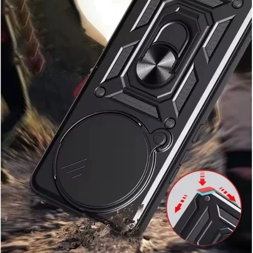 Чохол для телефона Mobile Case Camshield Serge Ring Black для Xiaomi Redmi Note 14 Pro+: Матеріал TPU (термополиуретан) и поликарбонат