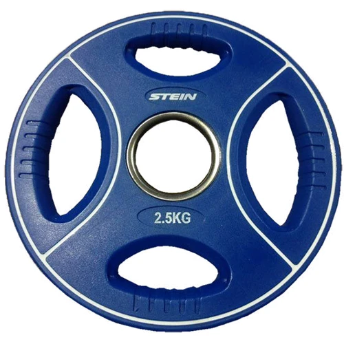 Блин для штанги и гантели Stein 2.5 кг полиуретановый DB6092-2.5