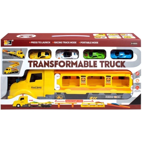 Игровой набор HERACLES Transformable truck с автовозом (HS8015A): Производитель HERACLES