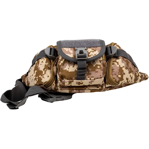 Мужская поясная сумка Valiria Fashion коричневая (3DETBI6537-10): Пол Мужской