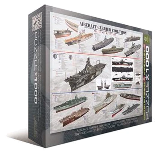 Пазл EuroGraphics "Історія авіаносців", 1000 елементів (6000-0129)