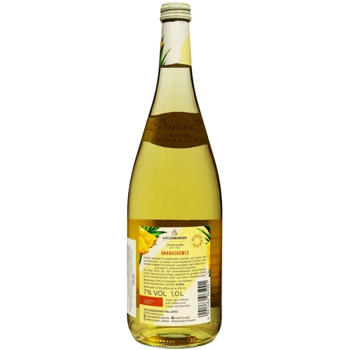 Напиток ароматизированный на основе плодово-ягодного вина Katlenburger Ananas Bowle 1 л (FSH_4001486965001): Страна производитель Германия