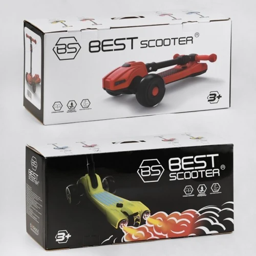 Самокат Best Scooter красный (LT-11746): Количество колес 3