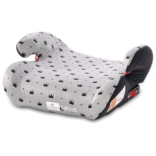 Автокресло Lorelli SIRIUS Fix (15-36кг) (grey crowns)