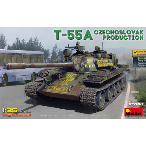 Т-55А MINIART Чехословацкого производства