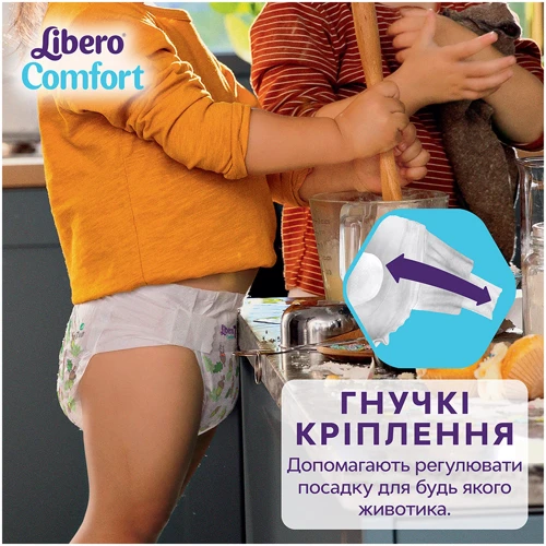 Підгузки Libero Comfort Розмір 6 (13-20 кг) 42 шт (7322541757049) фото 7