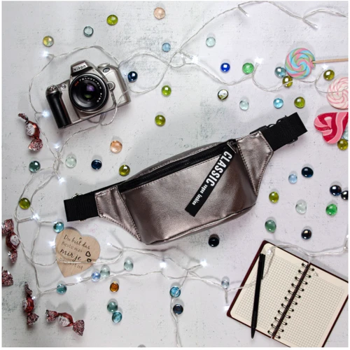 Женская поясная сумка Sambag Tirso MSH металлик (80148004)